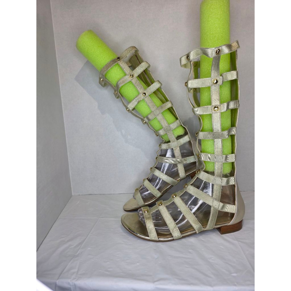 Marc Fisher Gold Gladiator Sandals Size women's 8 - Picture 3 of 7